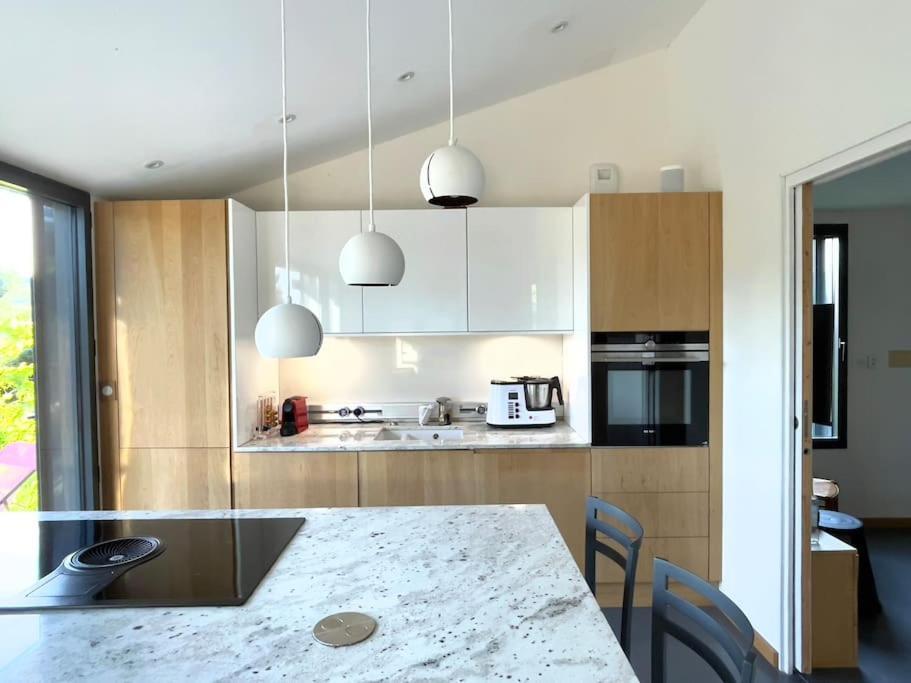 Gîte de charme pour couple avec sauna et jacuzzi extérieurs privatifs Peaugres Esterno foto